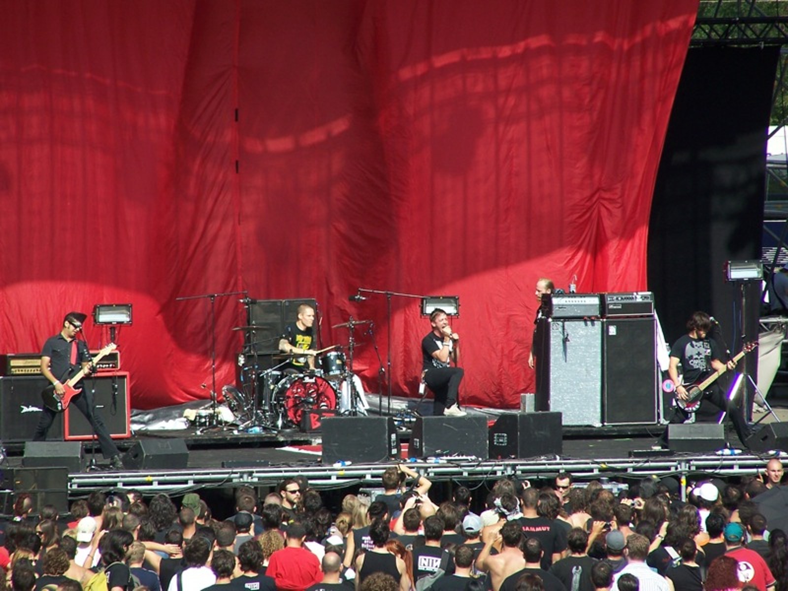 Billy Talent auf der Bühne — Independent Days Festival 2007