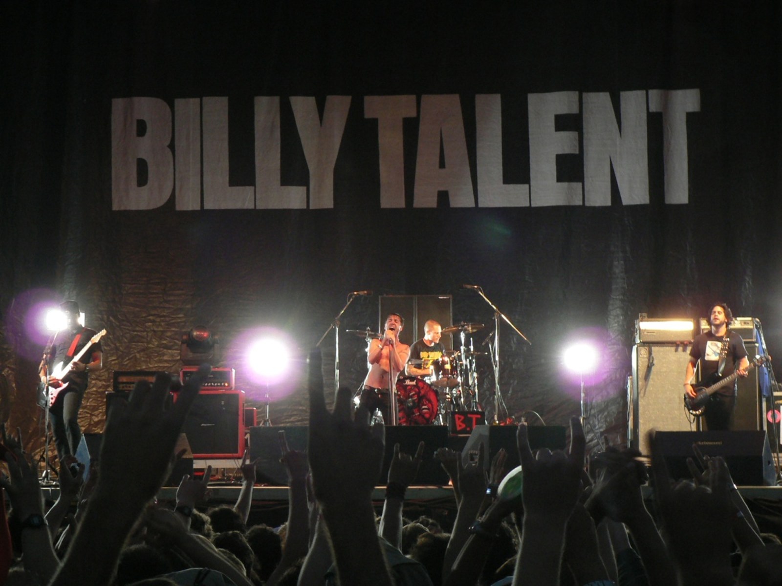 Billy Talent on stage — Rock am See 2007